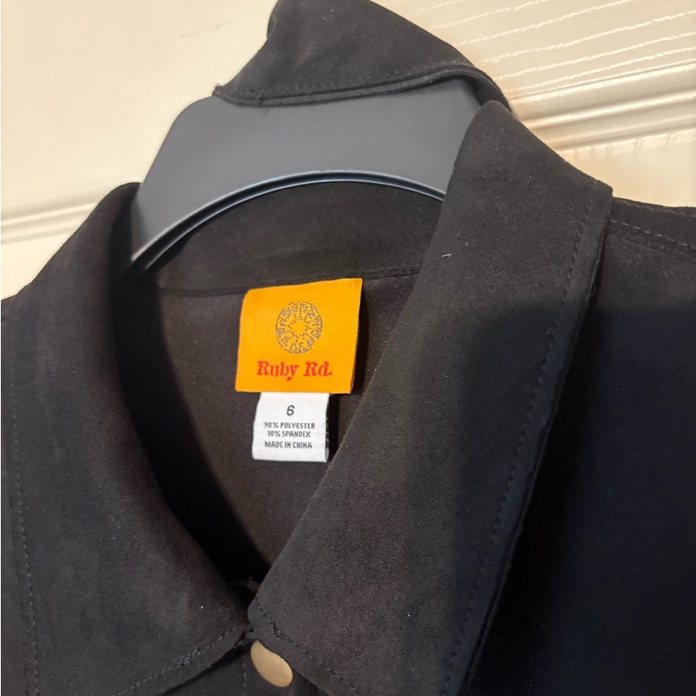 Ruby Rd. Black Utility Jacket - Picture 3 of 3
